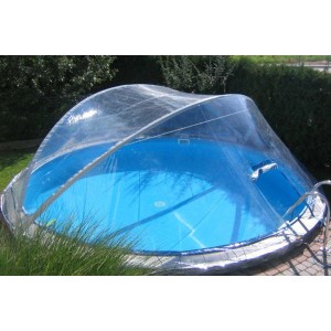 Summer Fun Pool-Überdachung Cabrio Dome für Pools bis Ø 450 cm.