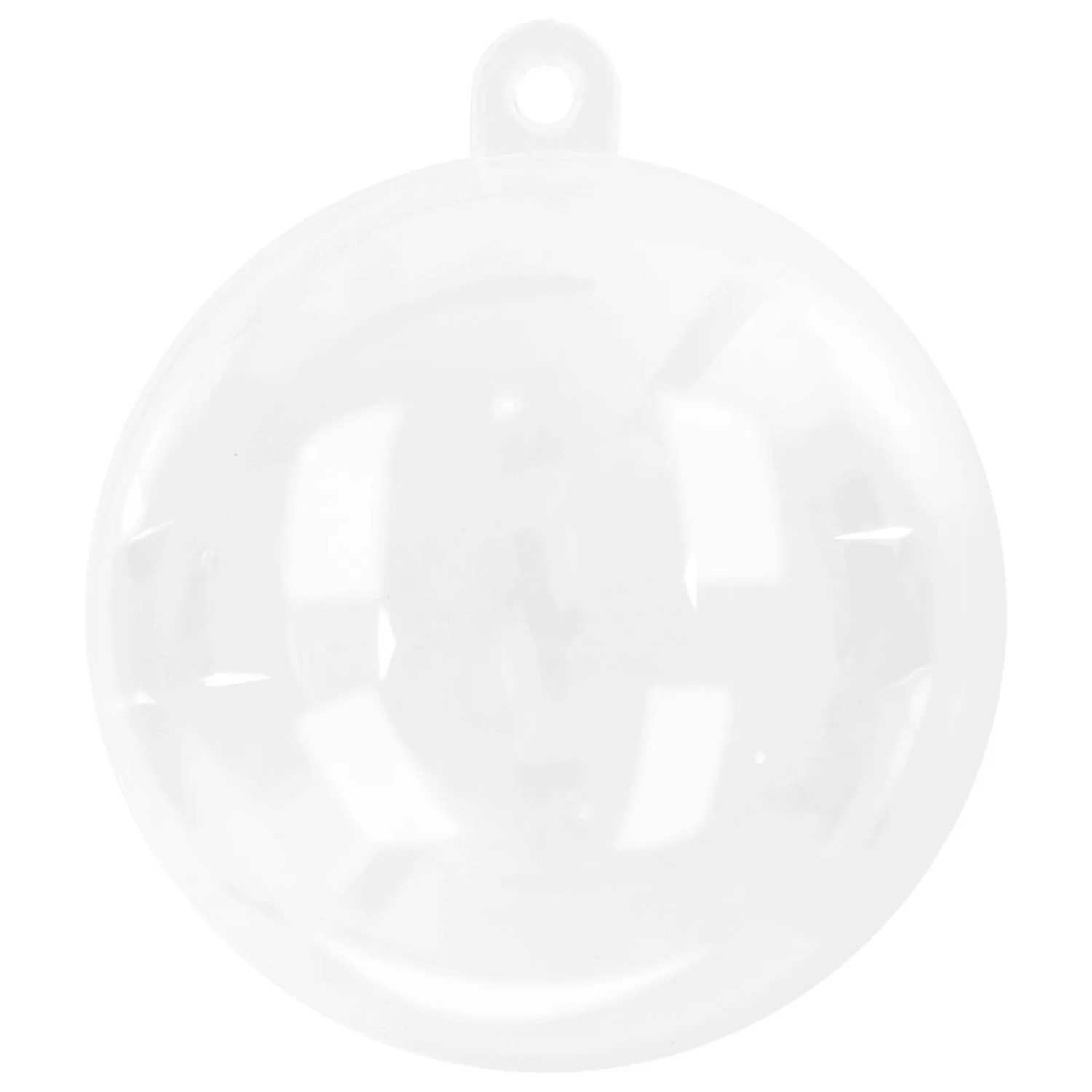 vidaXL Weihnachtskugel-Set 50 Stk Transparent Ø 5 cm 42018885