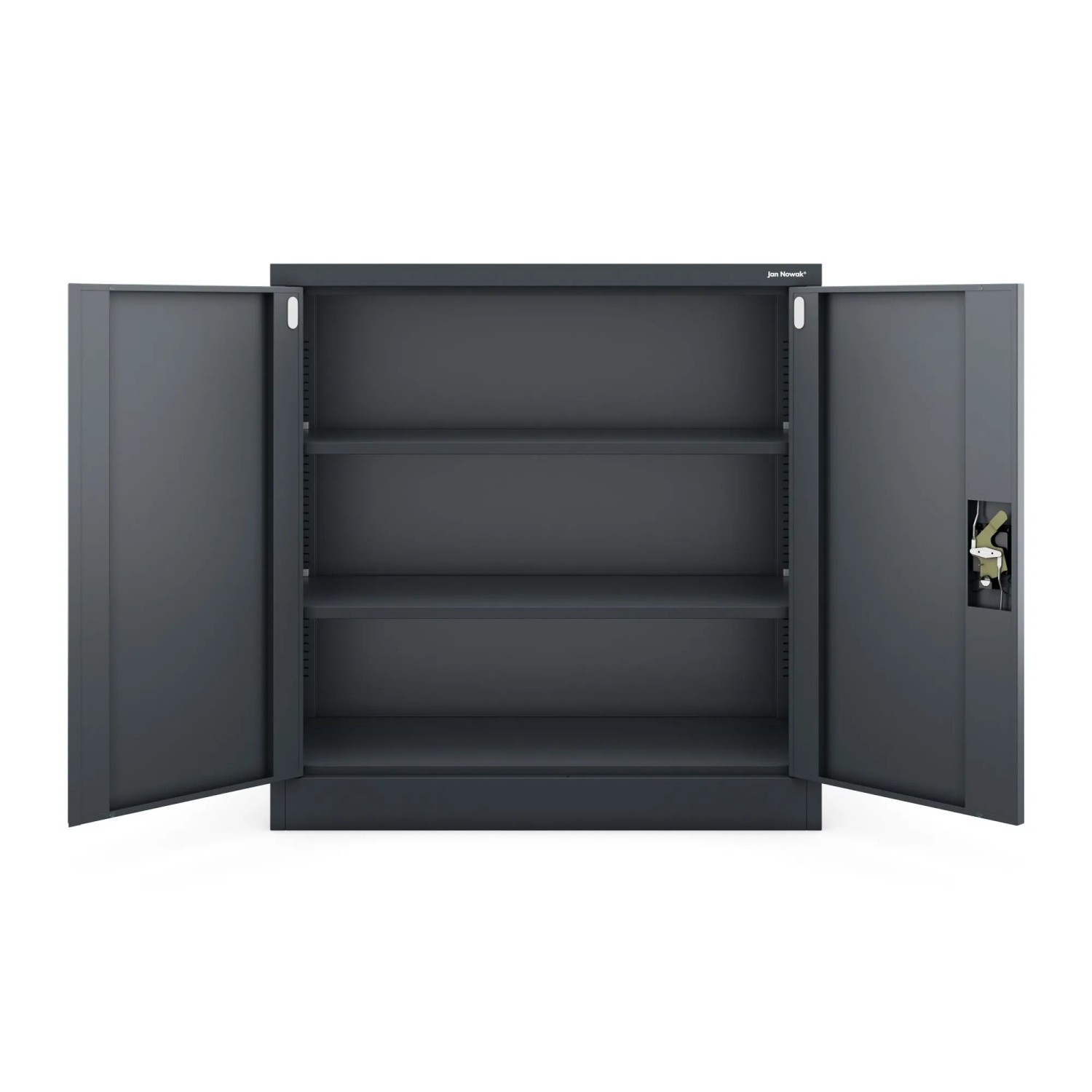 Jan Nowak Metallschrank Klein BEATA 93 x 90 x 40 cm Anthrazit_3