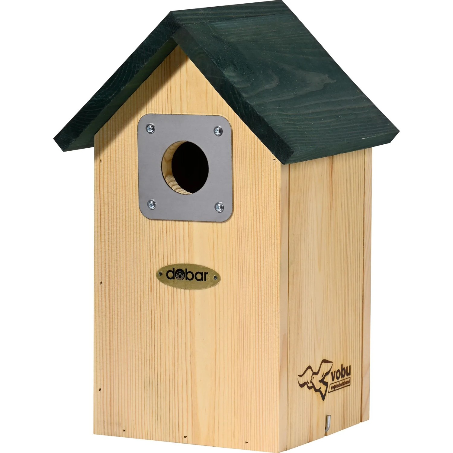 Dobar Nistkasten Vobu für Höhlenbrüter mit Spechtschutz 17,8 x 16 x 28,5 cm FSC®