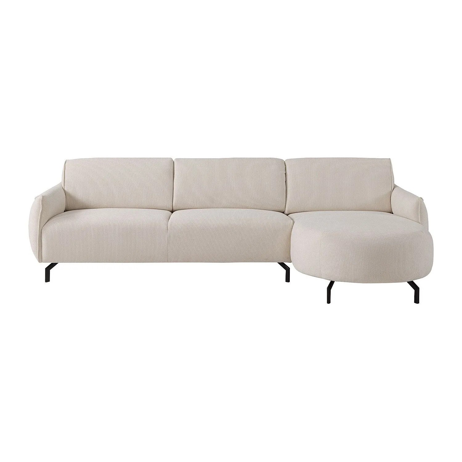 Vente-unique Sofa Ohne Schlafmöglichkeit Feriona Beige 295 cm