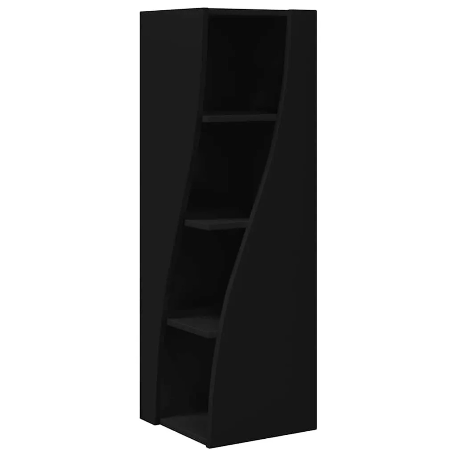 vidaXL Eckschrank Schwarz 32x32x102cm Holzwerkstoff 889856 günstig online kaufen