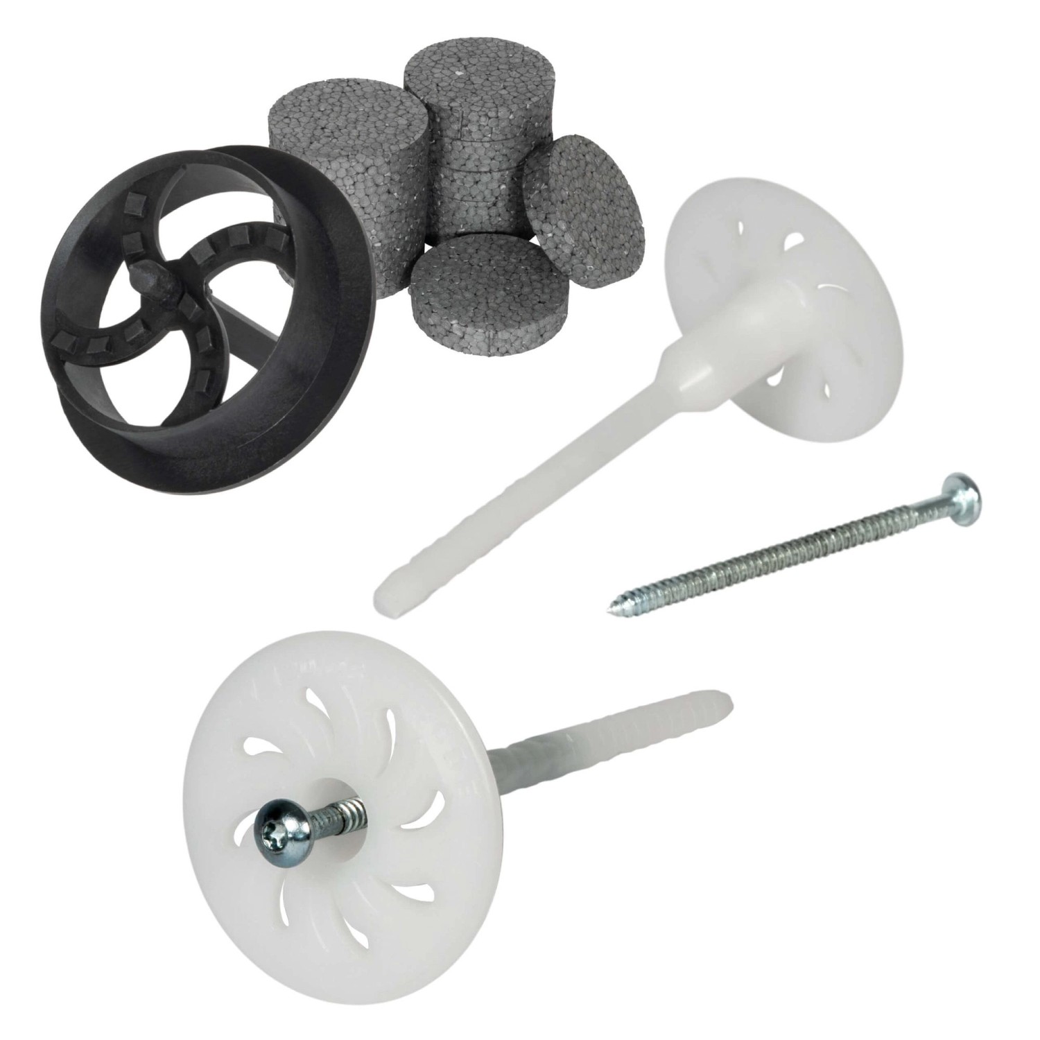 PROTEKTOR 500x Dämmstoff-Schraubdübel Set Ø8x180mm Vormontiert inkl. 600x R günstig online kaufen