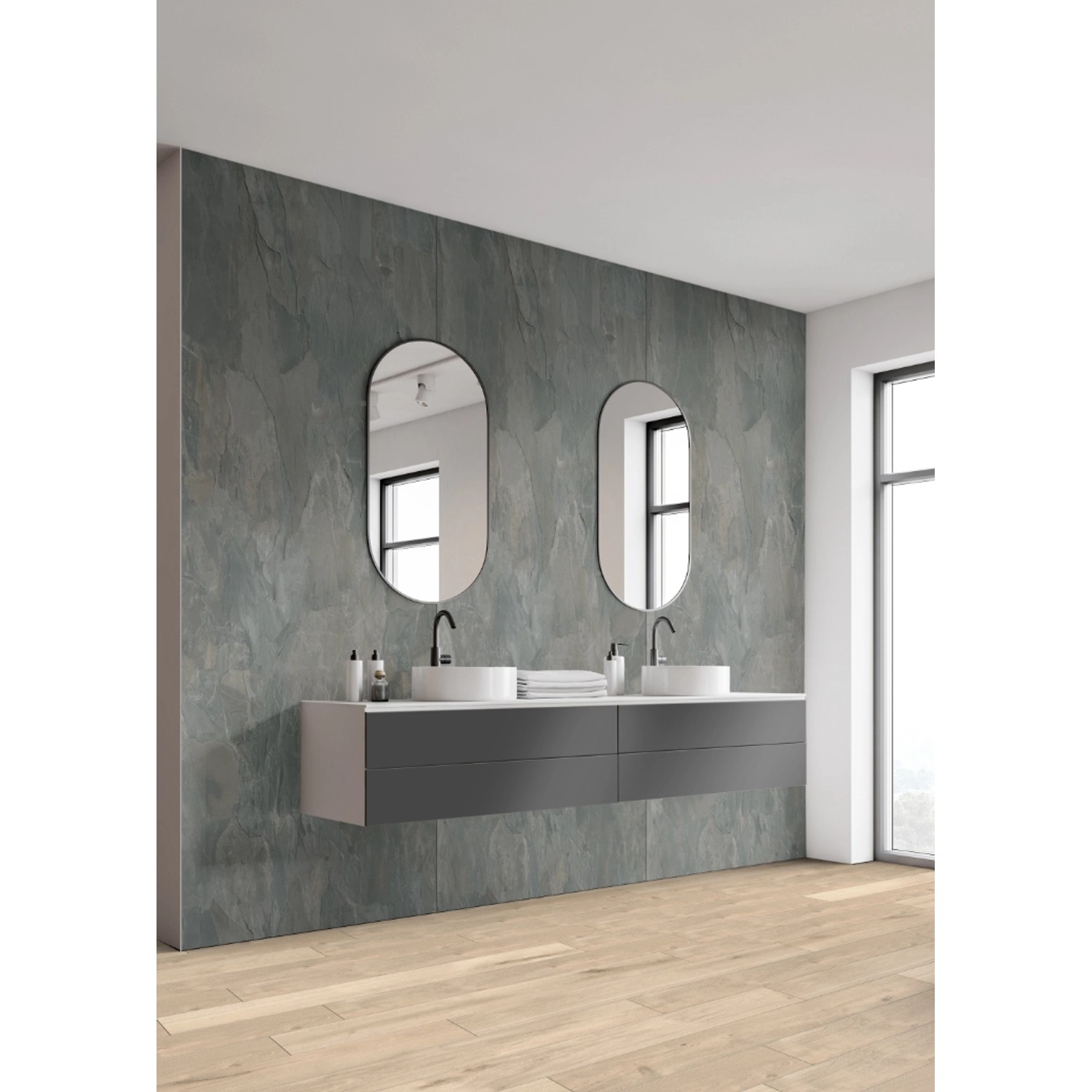 Nordholm Paneel Splash Board Signature 2800 x 1230 x 4 mm Slate