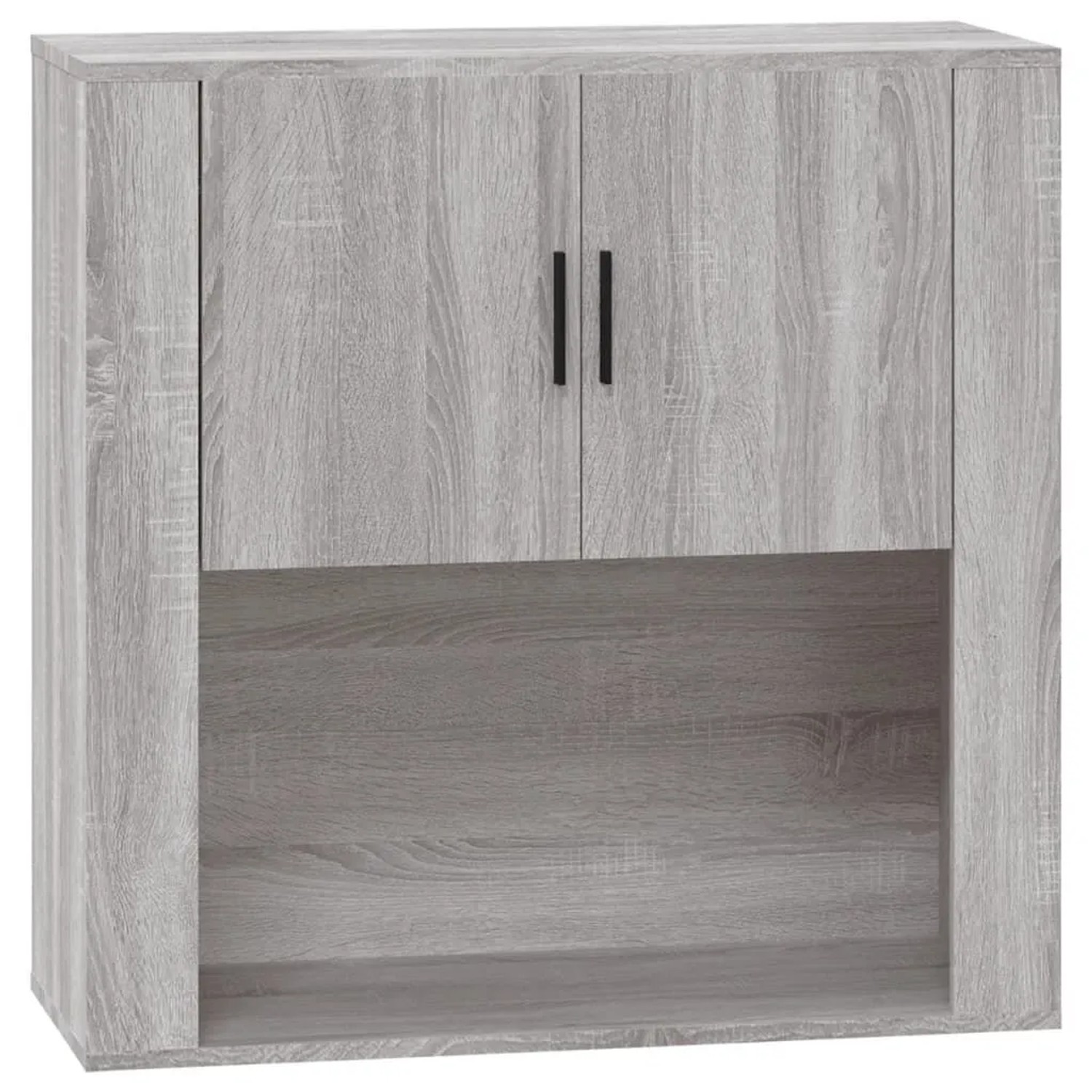 vidaXL Wandschrank Grau Sonoma 80x33x80 cm Holzwerkstoff 816590