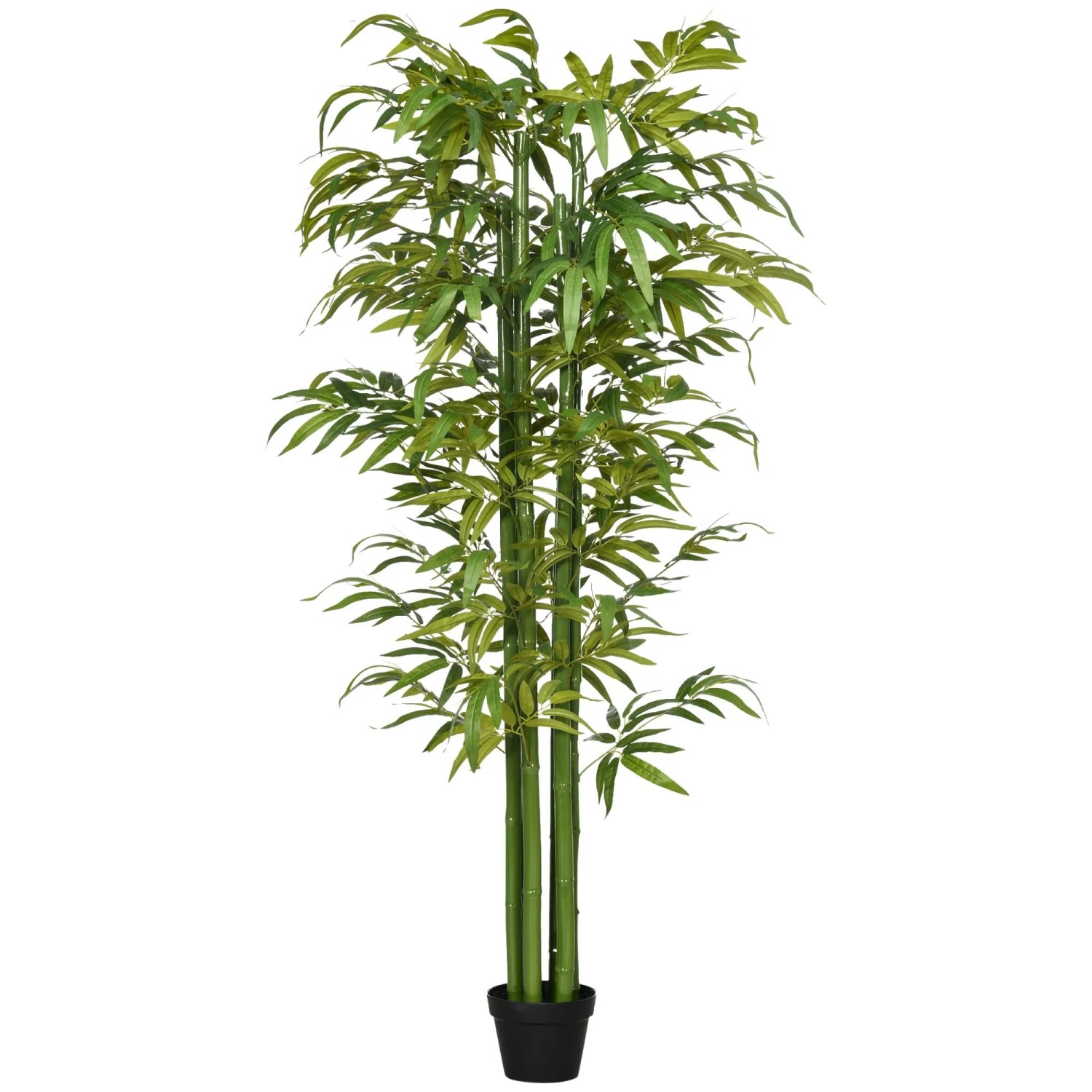 HOMCOM Künstliche Pflanze 180 cm mit Übertopf