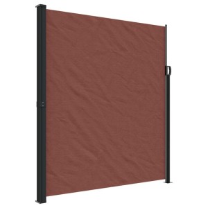 vidaXL Seitenmarkise Ausziehbar Braun 220x500 cm 4004479