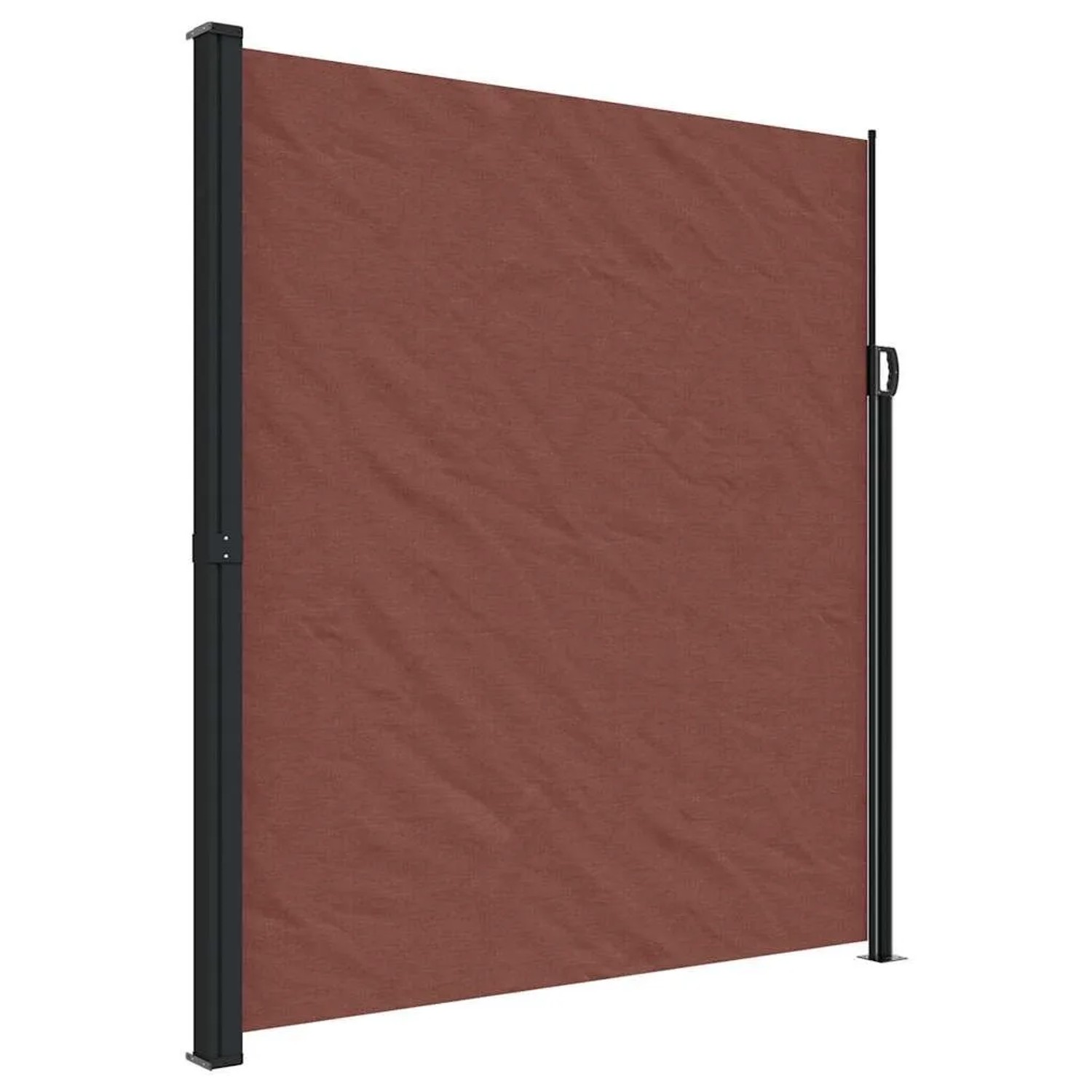 vidaXL Seitenmarkise Ausziehbar Braun 220x500 cm 4004479