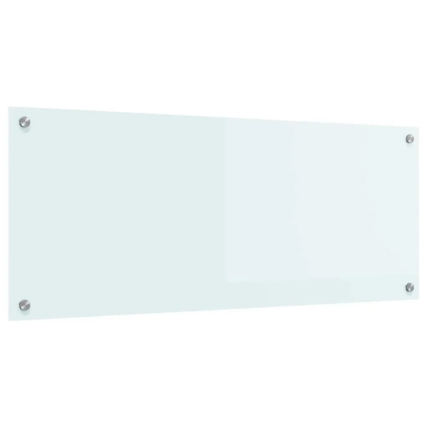 vidaXL Küchenrückwand Weiß 100 x 40 cm Gehärtetes Glas 42018017