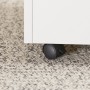 SoBuy Aktenschrank mit 2 Schubladen Beistellwagen für Schreibtisch Nachttisch mit Rollen FBT121-W_7