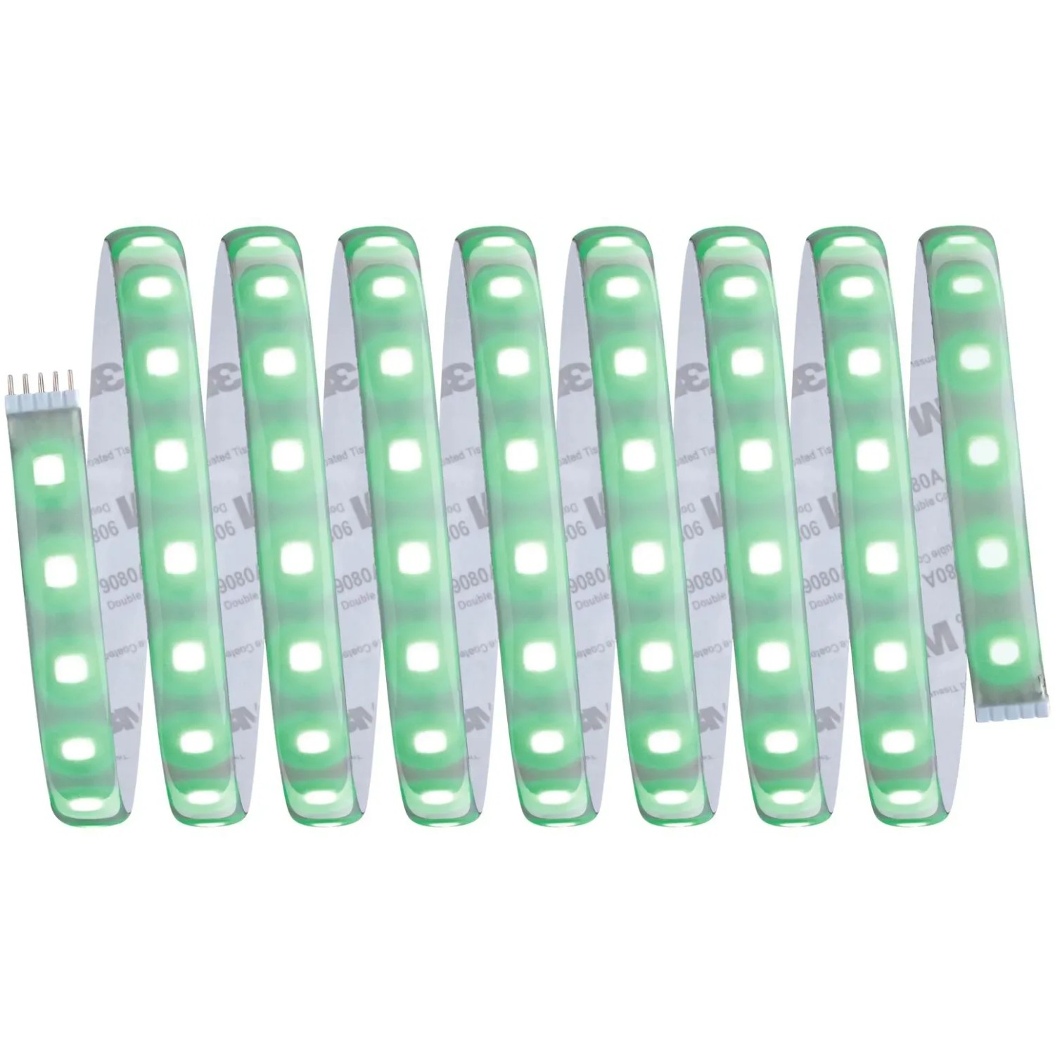 Paulmann MaxLED 500 RGBW LED-Streifen, 3m, Smart Home Zigbee, grüne Beleuchtung.