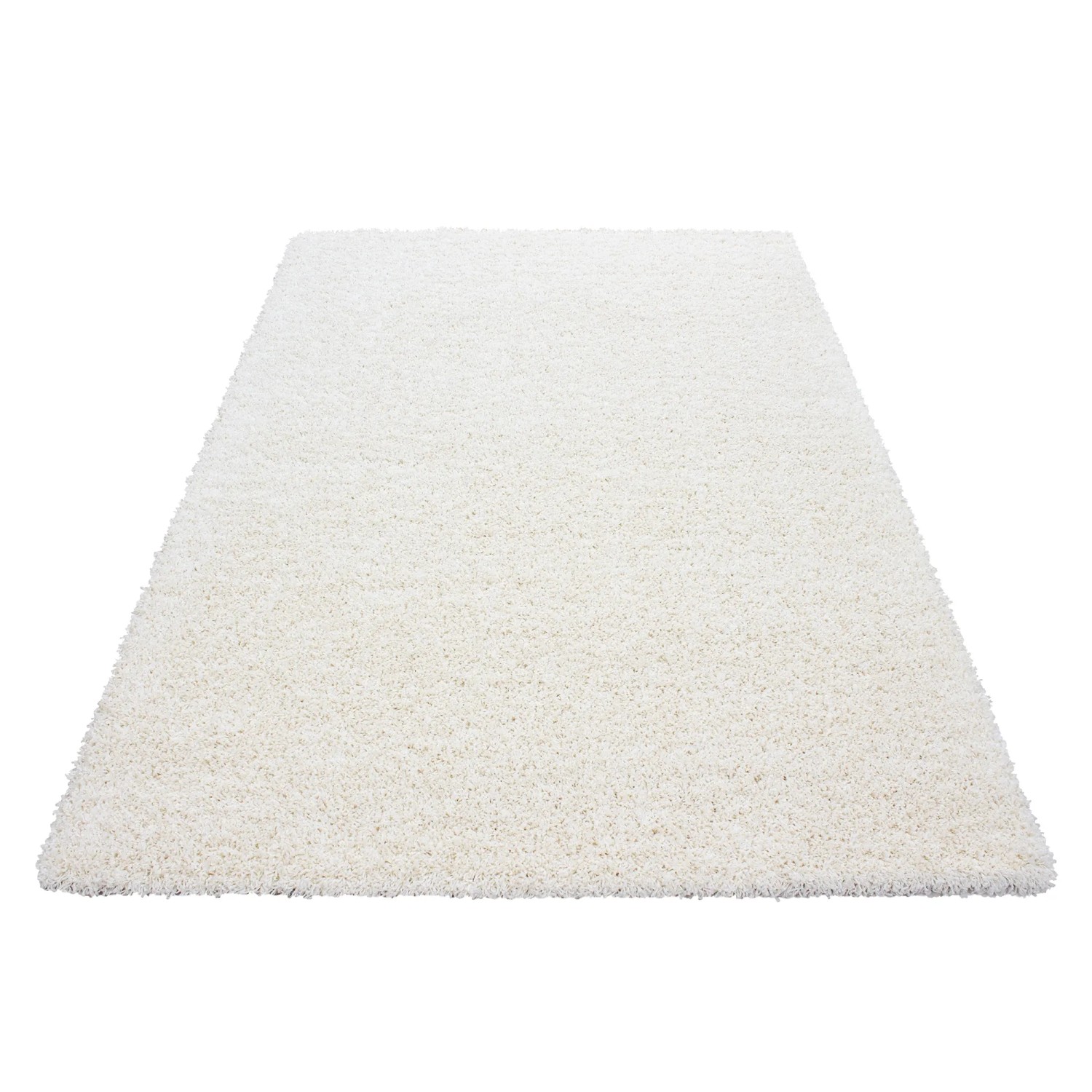 Cremefarbener Ayyildiz Hochflorteppich Life, 160x230 cm. Flauschiger Shaggy Teppich.