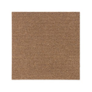 Beige Teppichfliese Moskau, 50x50 cm, selbstliegend und rutschhemmend.