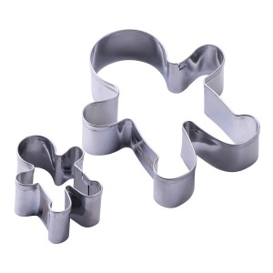 Zenker Ausstecher-Set Lebkuchenmann Silber 2-teilig