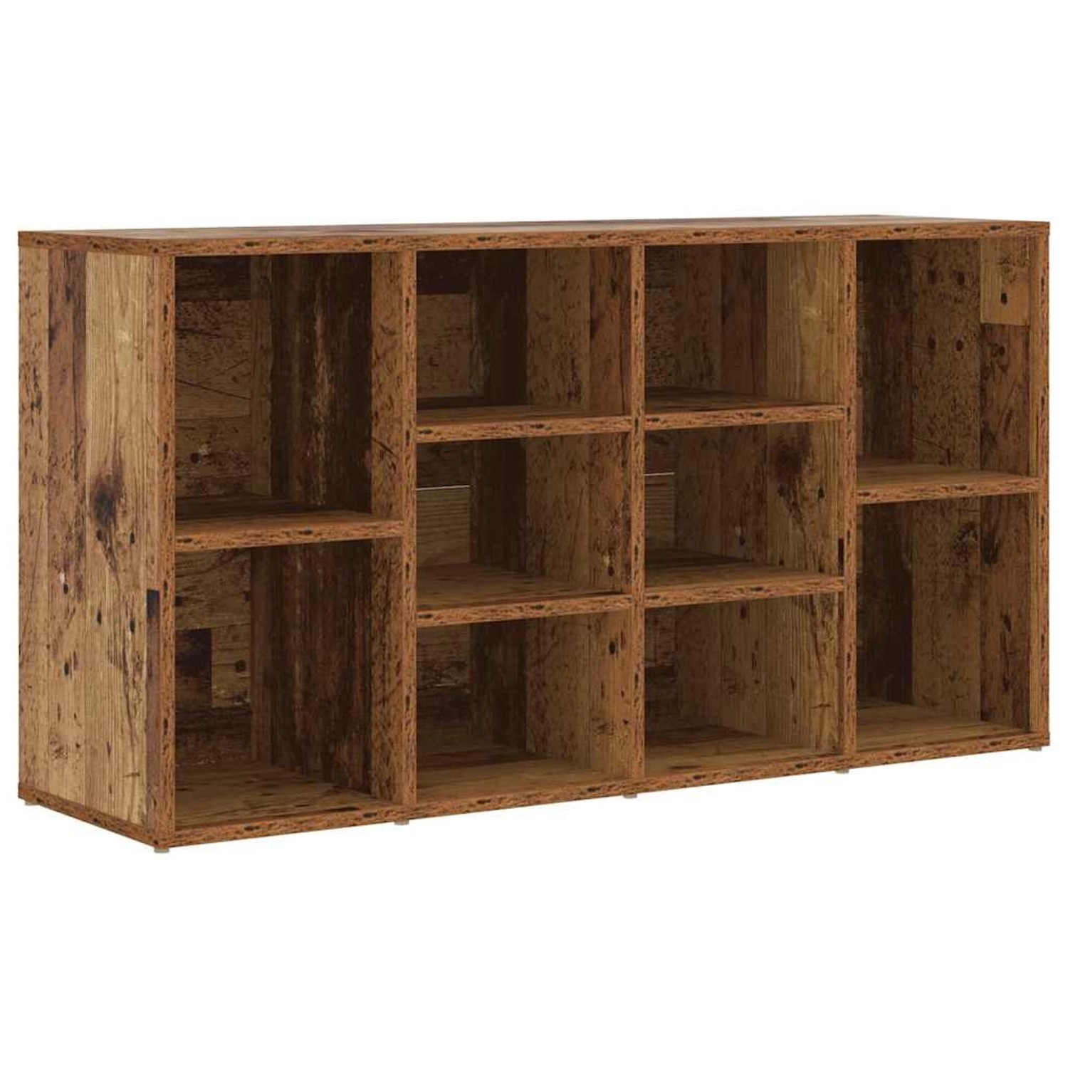 vidaXL Schuhbank mit Regal Altholz 103 x 30 x 54,5 cm Holzwerkstoff 875158 günstig online kaufen