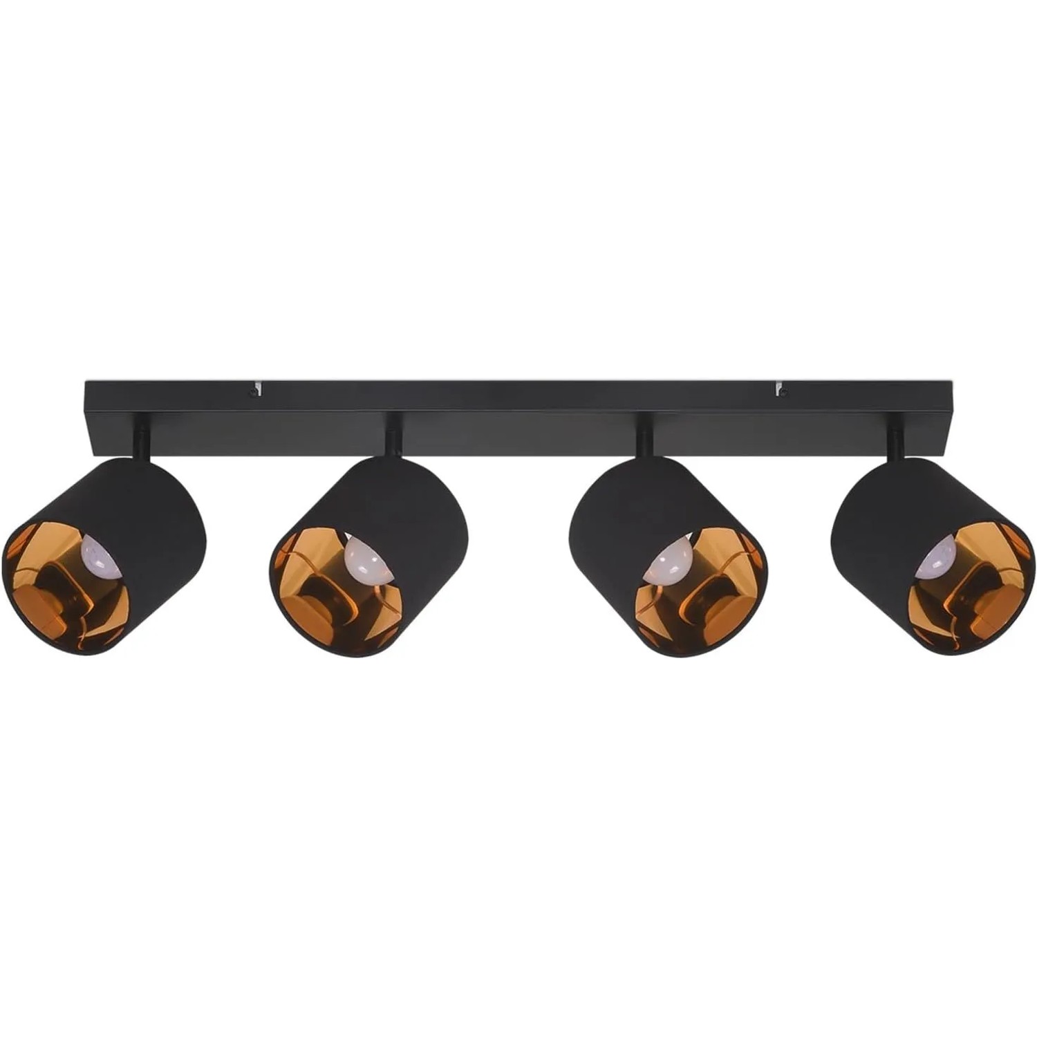 NETTLIFE Deckenleuchte aus Holz L68cm Schwarz