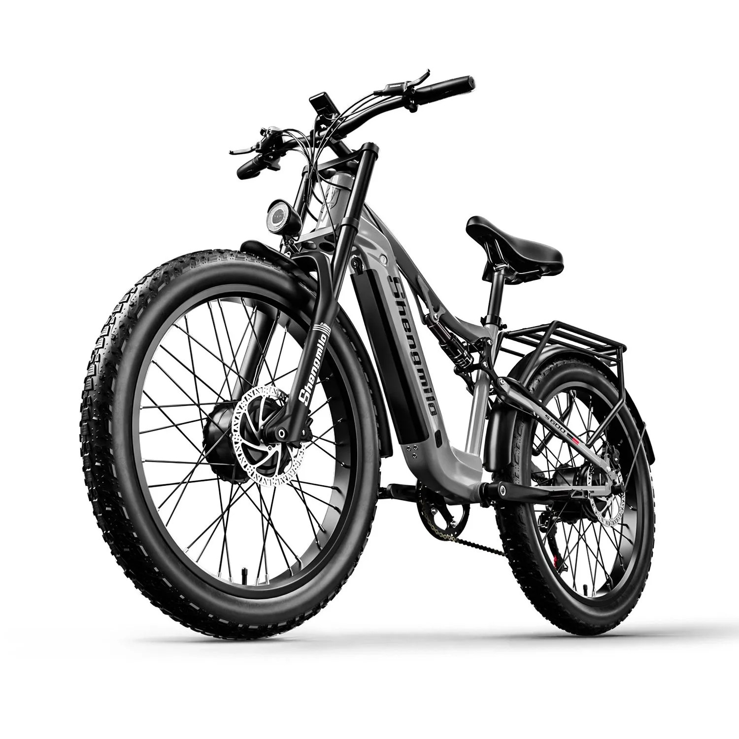 Shengmilo S600 E-Mountainbike für Herren mit Zwei Motoren 48V 840Wh Akku 26 Zoll Fat Tire