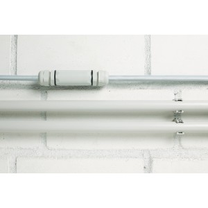 Kabelverbinder IP68 aus Kunststoff, schraubbar, für Gummischlauchleitungen.