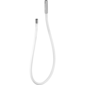 Keuco Gussschlauch, weißer Kunststoff, 1800 mm, für Dusche und Bad.