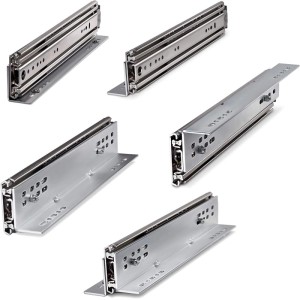 SOTECH Montagewinkel 184mm, silber verzinkt, für Vollauszüge, Winkel & Holzverbinder.