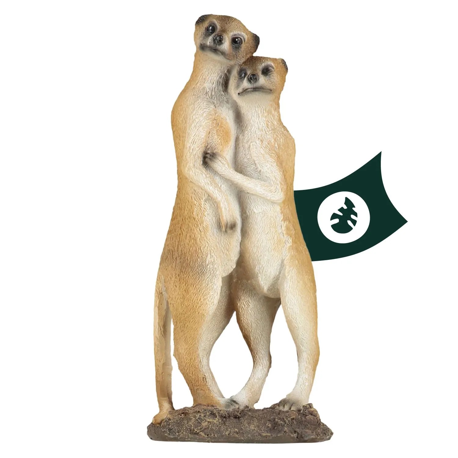 VERDOBA Gartendeko Safari Gartenfigur Erdmännchen Paar