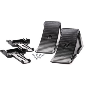 Stema Unterlegkeile mit Halterung und Befestigungsmaterial für Autoanhänger.