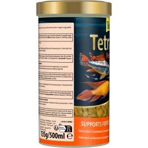 TetraPro Flockenfutter Fertility, 500ml Dose mit Fischfutter zur Förderung der Fruchtbarkeit.