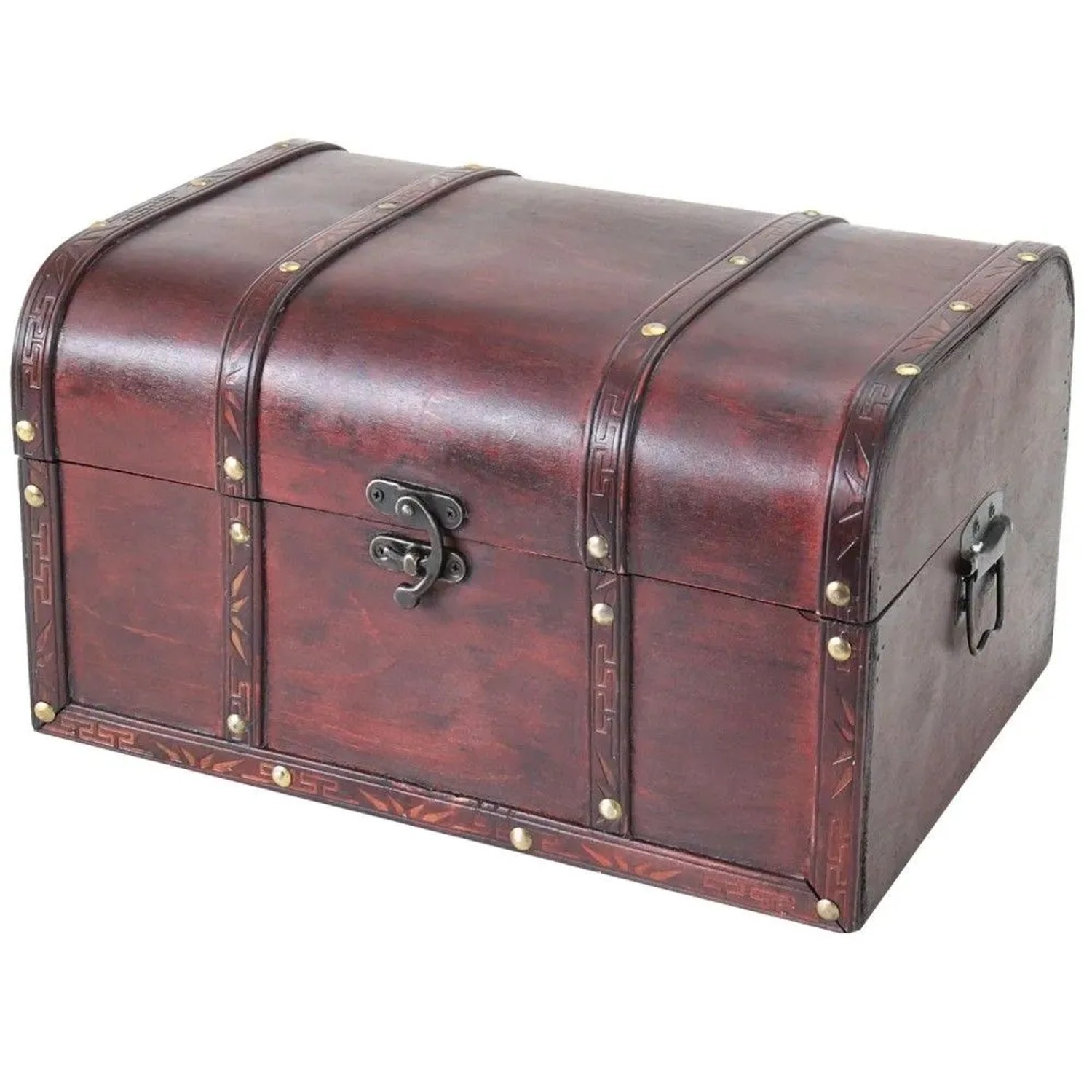 HMF 6406-135 Schatztruhe Schatzkiste Holztruhe 35 x 25 x 20 cm Portugal