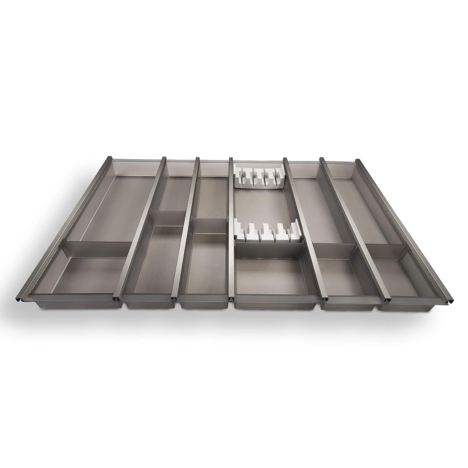 SOTECH Cuisio Besteckeinsatz 800 mm Höhe 55 mm Transluzent Graphitgrau mit günstig online kaufen