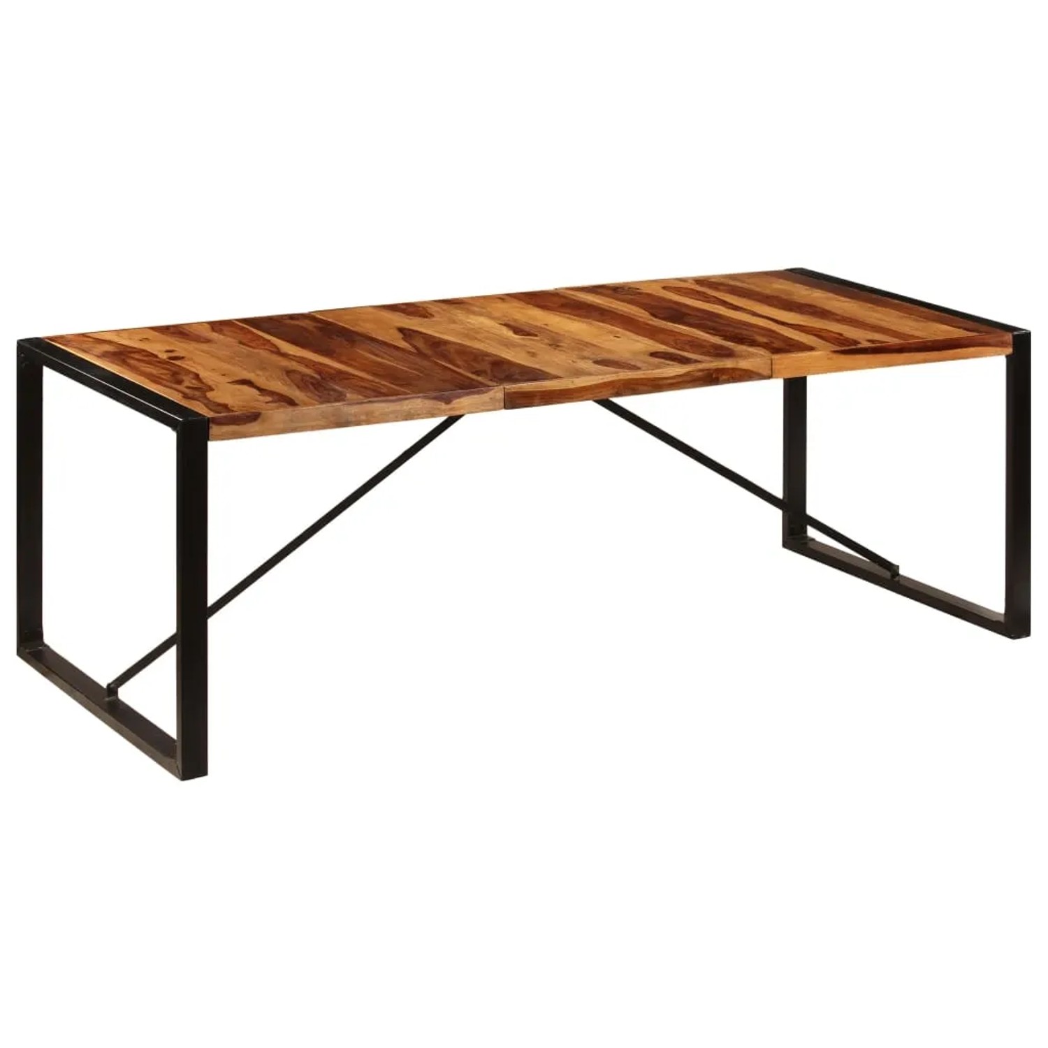 vidaXL Esstisch 220 x 100 x 75 cm Massivholz