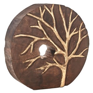 Kobolo Dekofigur Holzdeko Holzfigur TREE aus Holz