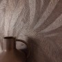 Newroom Vliestapete Savina Bronze Palmen, strukturiert. Dekorative Tapete mit glänzenden Palmblättern.