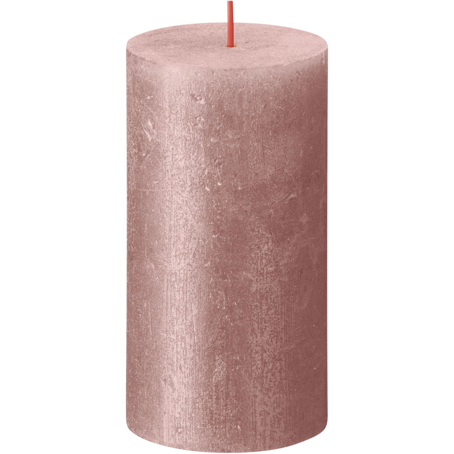 Bolsius Rustik-Kerze Shimmer 130/68 mm Rosa