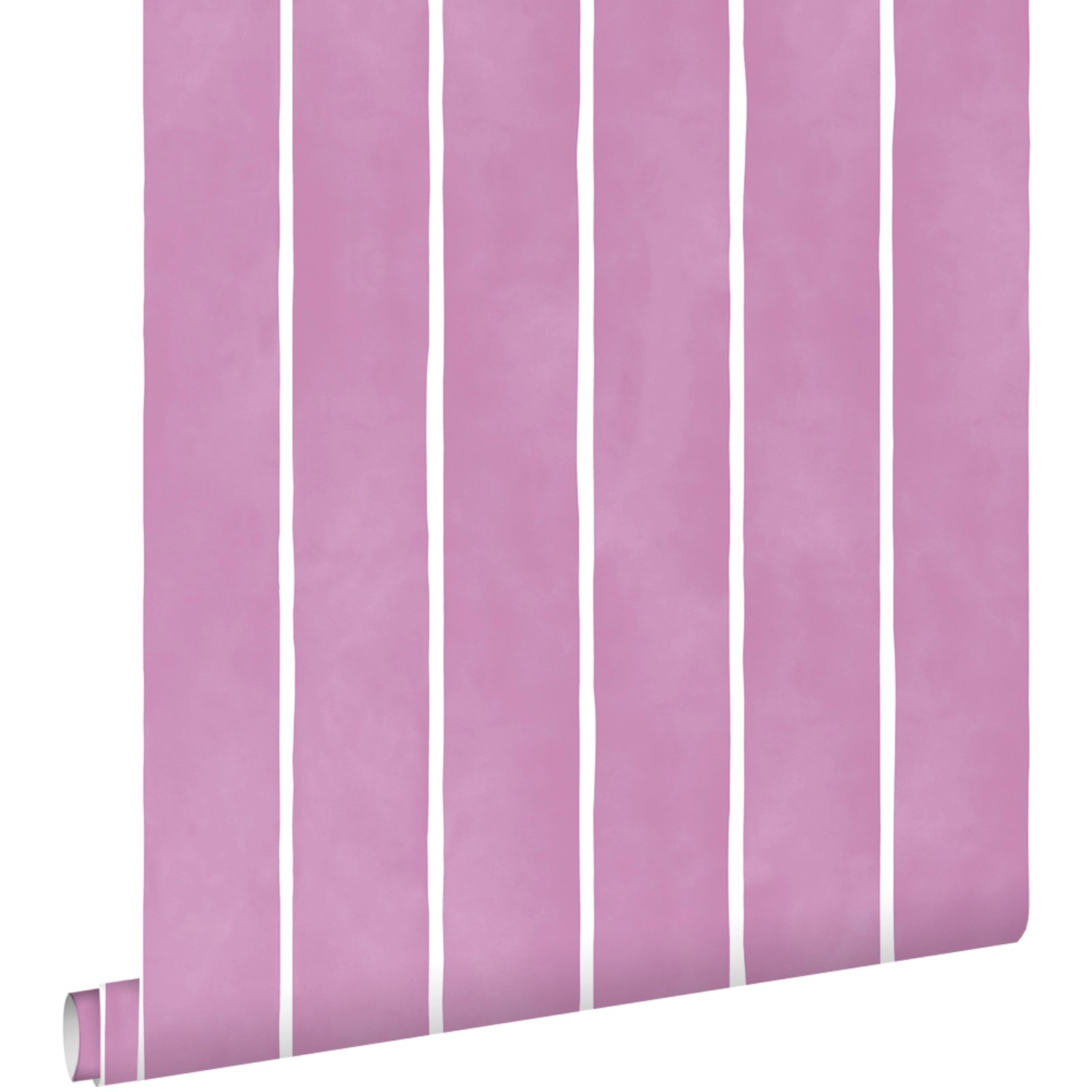 ESTAhome Tapete Streifenmuster Lila und Weiß 50 x 900 cm günstig online kaufen
