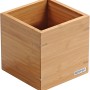 Quadratische Kesper Utensilienbox aus Bambus (FSC®) für Küche, Bad oder Büro.