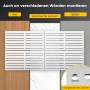 Costway Magnetische Werkzeughalter Wand 4 Platten 32 Magnetstreifen_4