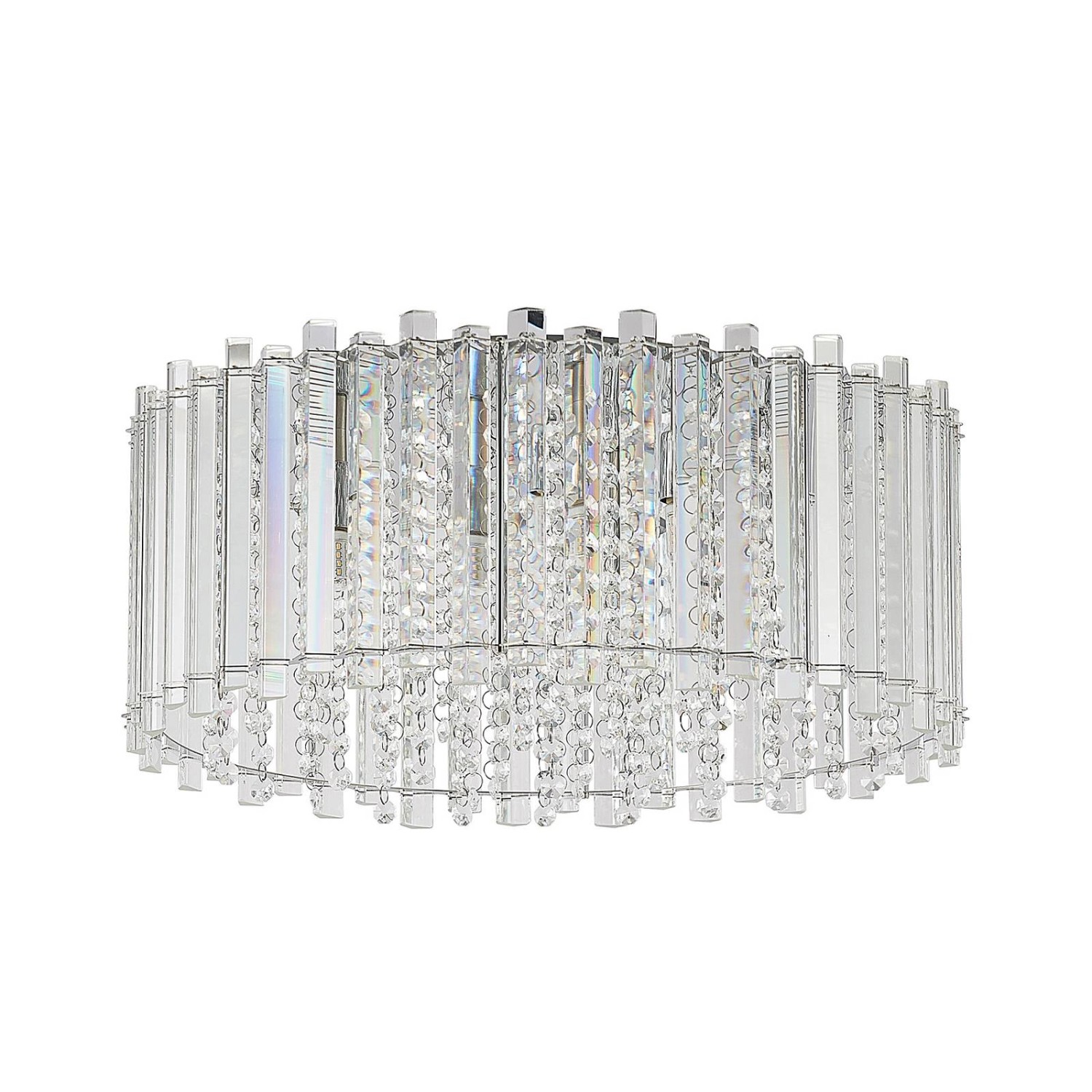 Lucande Deckenlampe Limana 9923016 Design Modern in Chrom aus Metall 6-flammig G9 Wohnzimmerleuchte