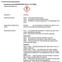 Sicherheitsdatenblatt mit Gefahrenhinweisen und Schutzmaßnahmen.