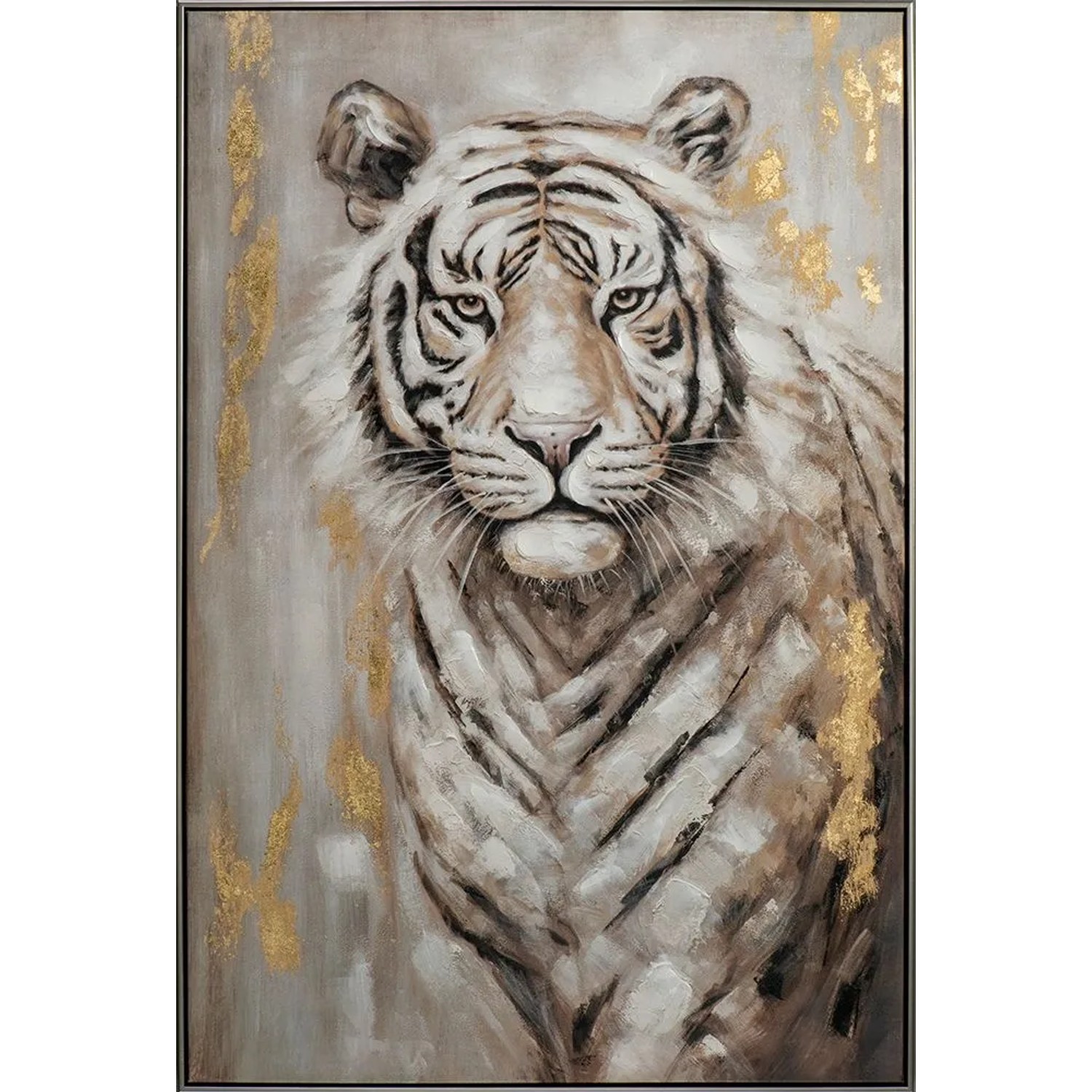 Art Universe Leinwandbild Bright Tiger 82 x 122 cm