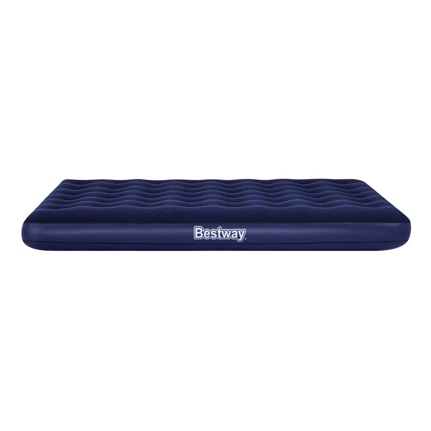 Bestway Luftmatratze Queen Size, dunkelblau, für Camping und Zuhause.