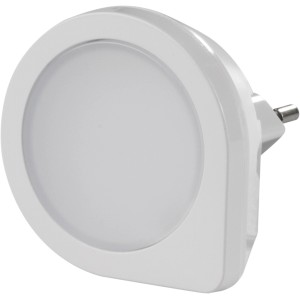 Weißes LED Nachtlicht mit Dämmerungssensor für die Steckdose.