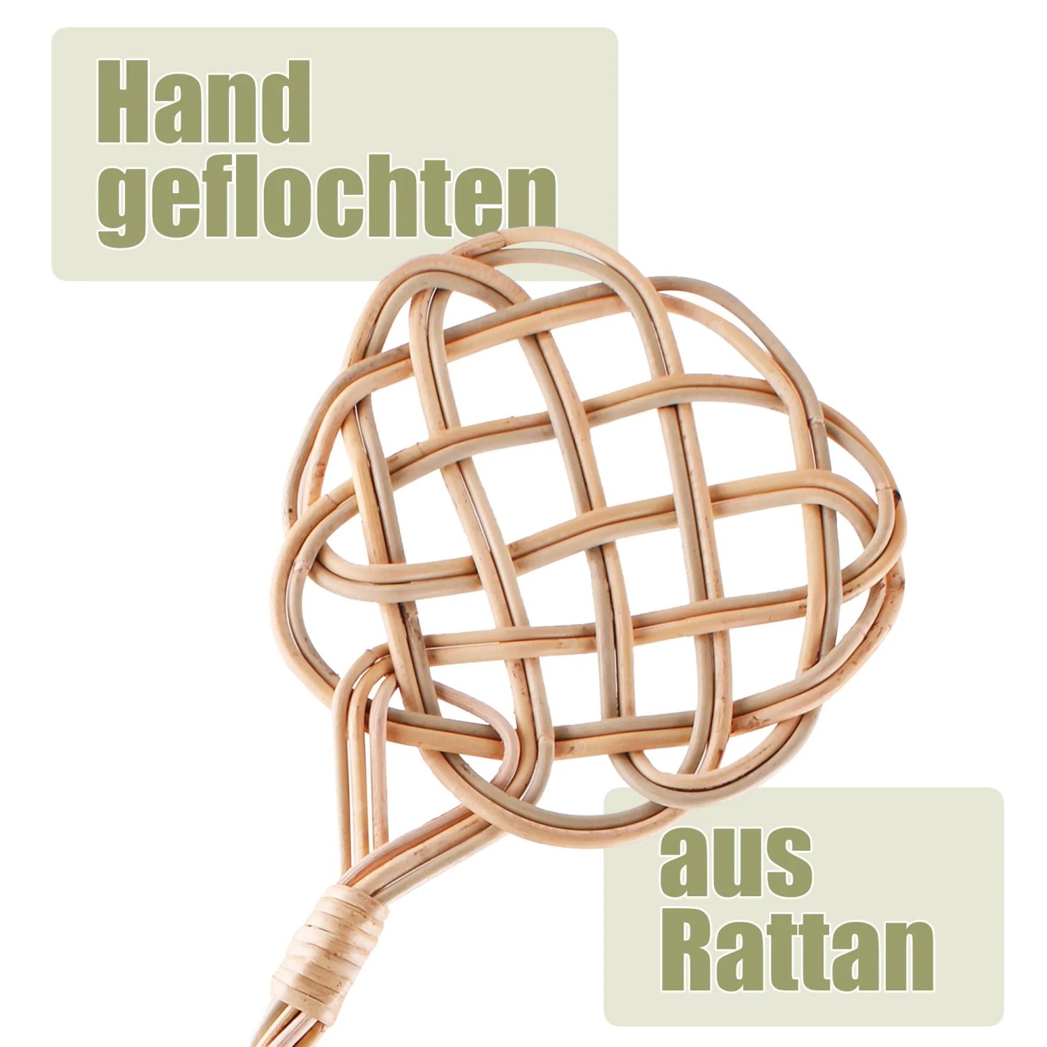 BigDean 2 Teppichklopfer Handgefertigt Aus Rattan Handklopfer Teppiche_5