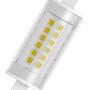 Osram R7S LED-Leuchtmittel in Röhrenform, 7W, warmweißes Licht. Kompakte Bauweise.