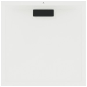 Ideal Standard Ablaufdeckel Ultra Flat New, schwarz matt, für Dusch-Rinnenabläufe.