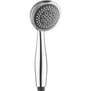 Handbrause verchromt/anthrazit mit 2 Funktionen, geeignet für Standardanschlüsse.