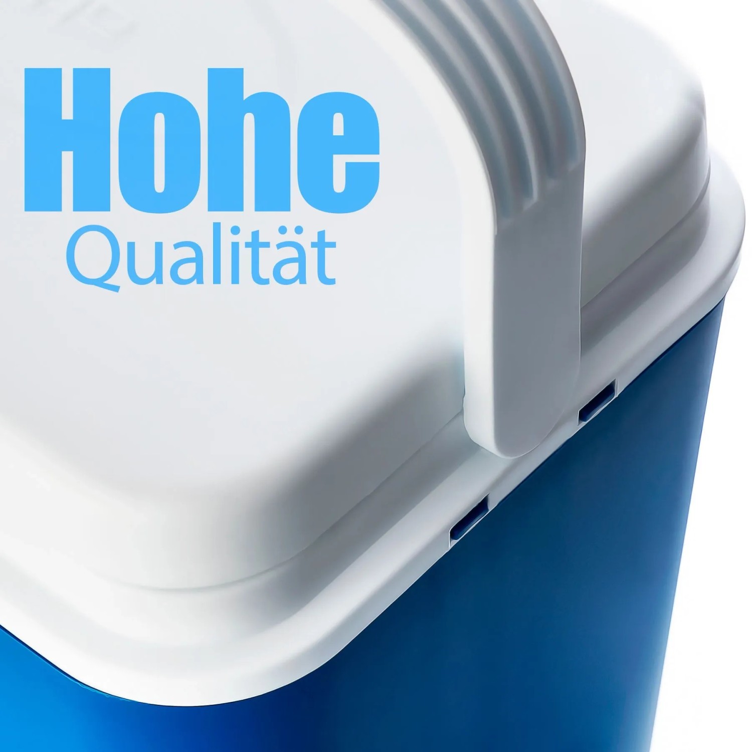 BigDean Kühlbox 24 Liter Blau Weiß Inklusive 6 Kühlakkus Bis Zu 14 Stunden  Kühlung Kühltasche Für Unterwegs Outdoor Thermobox Für Picknick Camping_5