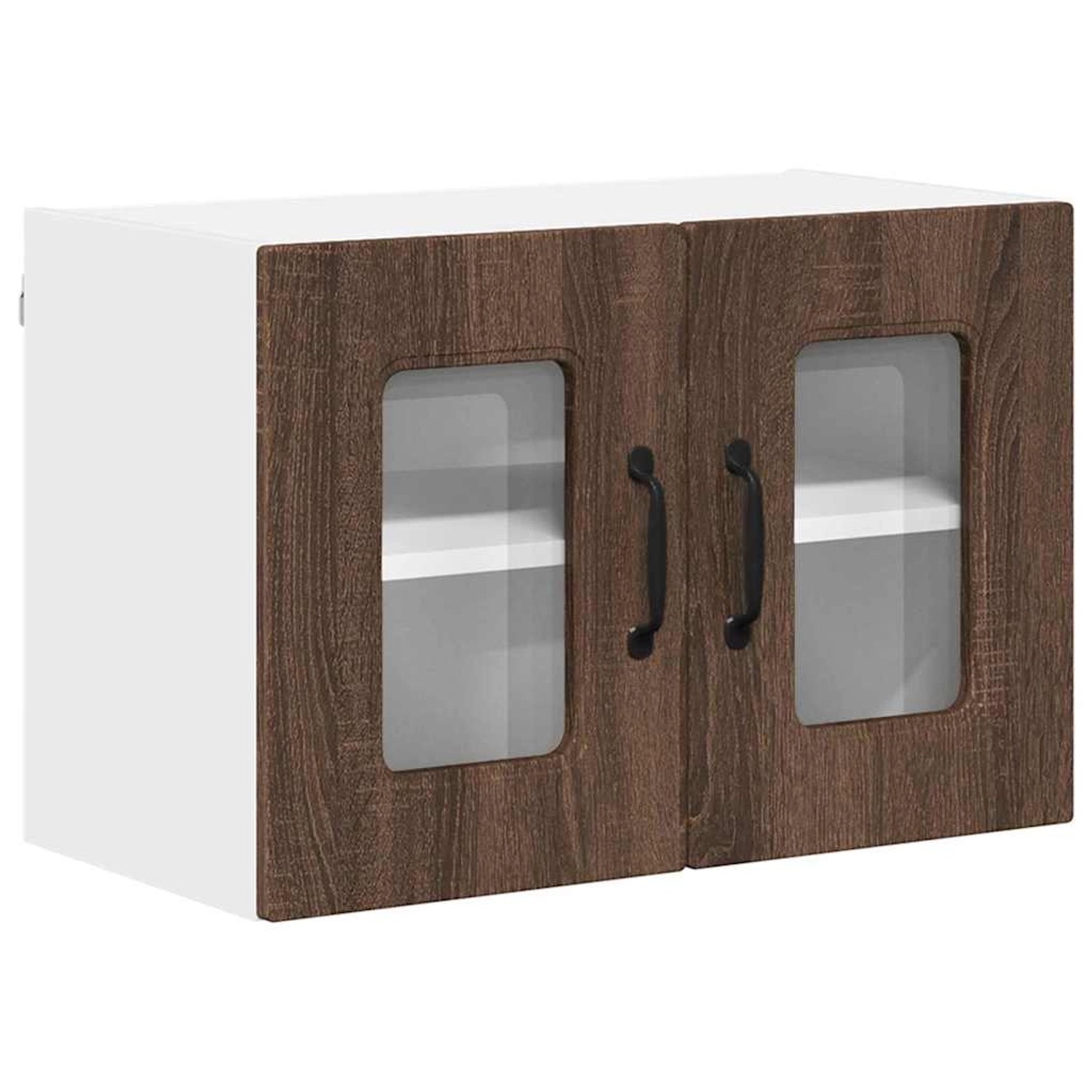 vidaXL Küchenwandschrank mit Regal Braun Eichen-Optik 60 x 31 x 40 cm 88462 günstig online kaufen