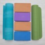 Relaxdays Yogablock 2er Set Kork Natur Rutschfest 12 x 22,5 x 7 cm 0,6 kg_5