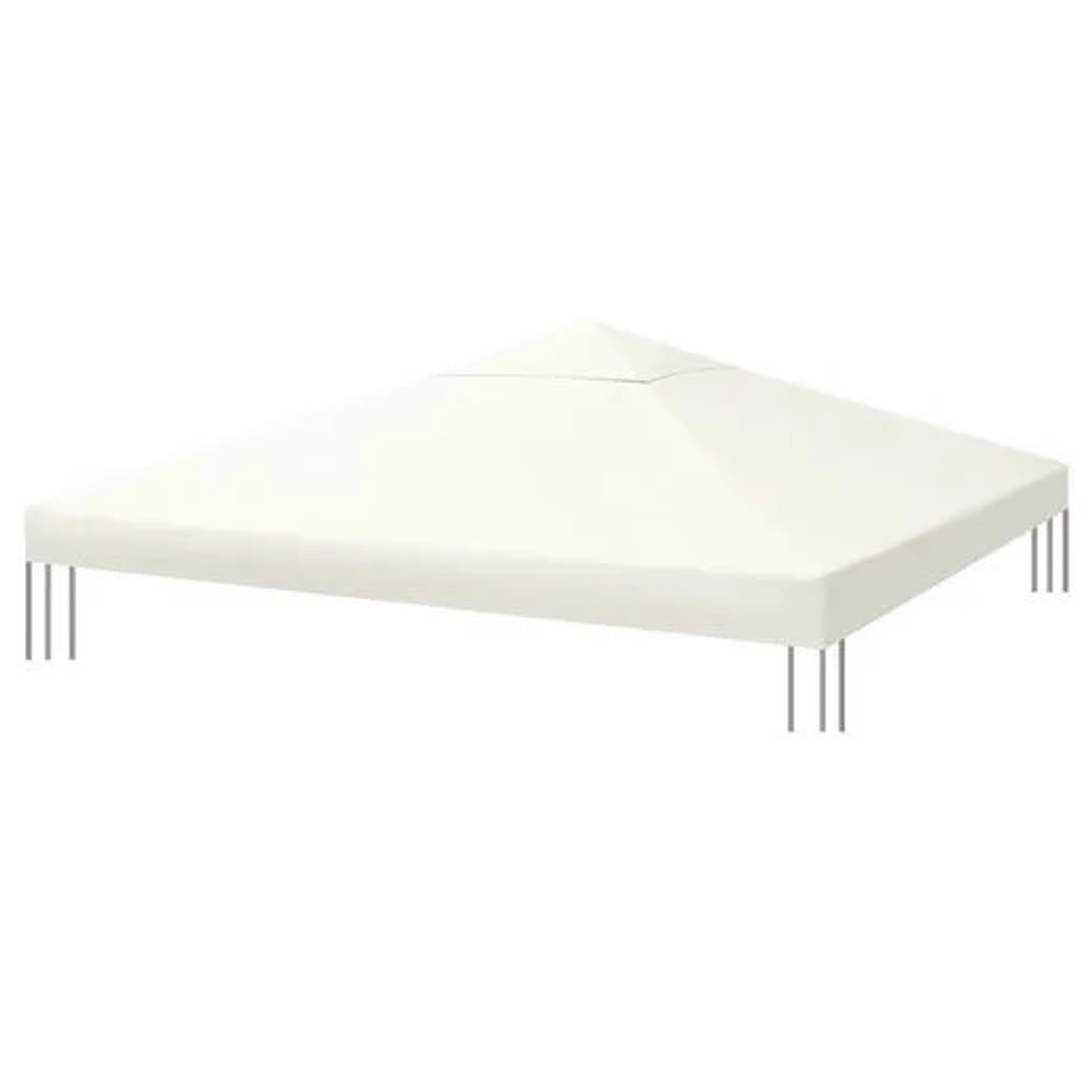 Sekey Pavillondach 3x3 m Ersatzdach Wasserdicht 1000D Polyester