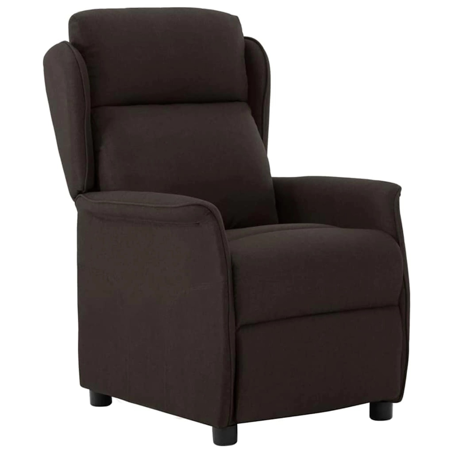 vidaXL Relaxsessel Dunkelbraun 67,5 x 93,5 x 101,5 cm Stoff 340157 günstig online kaufen